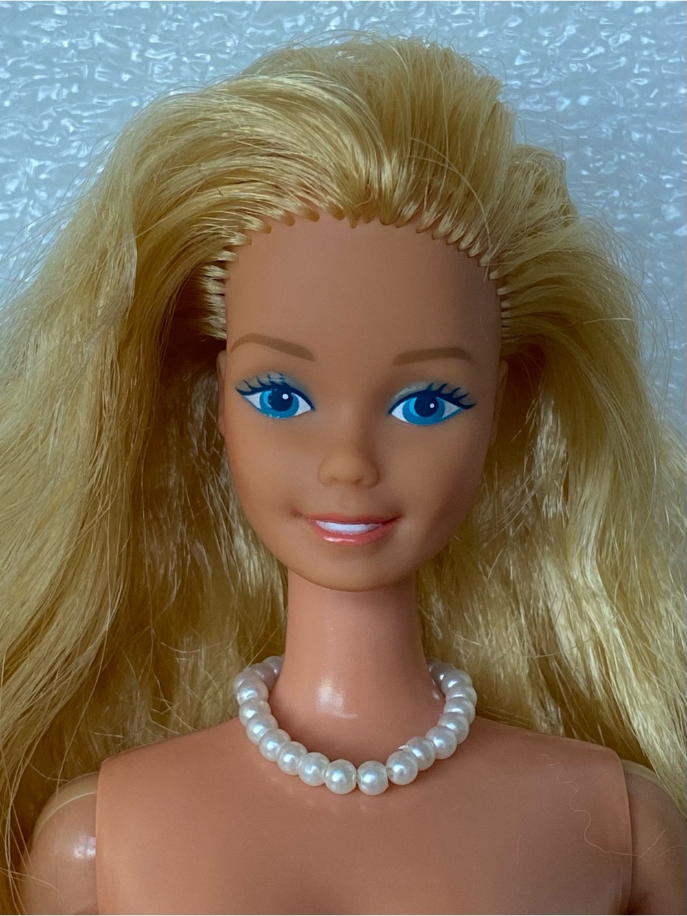Vintage SUPERSTAR Barbie Doll Long
Blonde Hair Blue Eyes - Nude